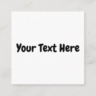 Custom Text  Enclosure Card
