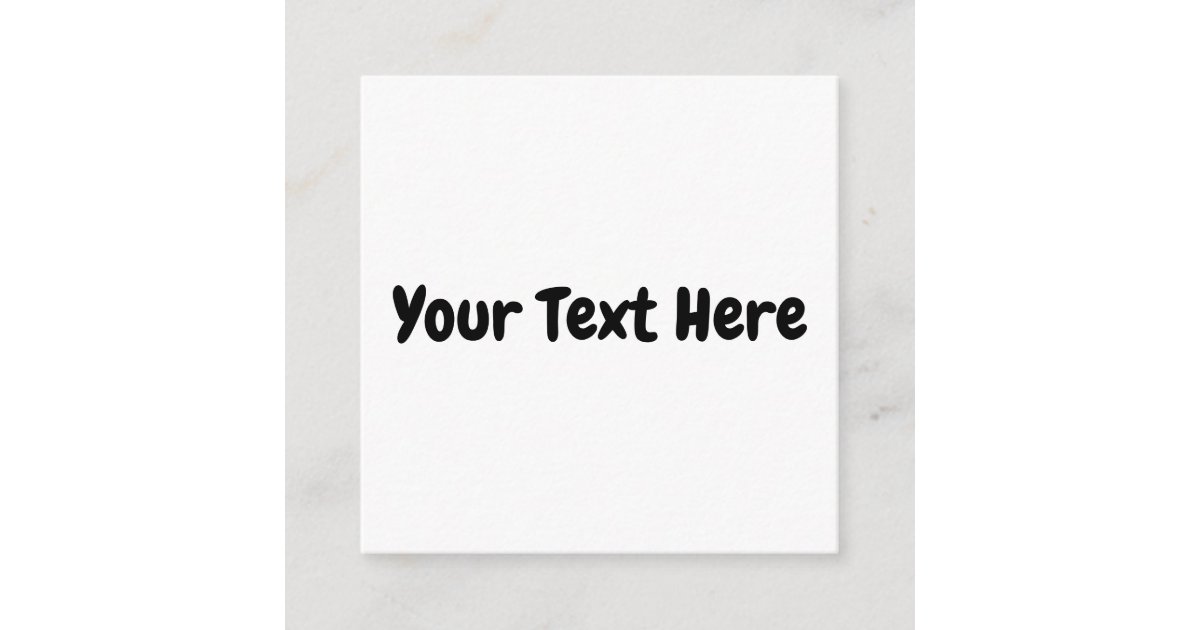 Custom Text Enclosure Card | Zazzle