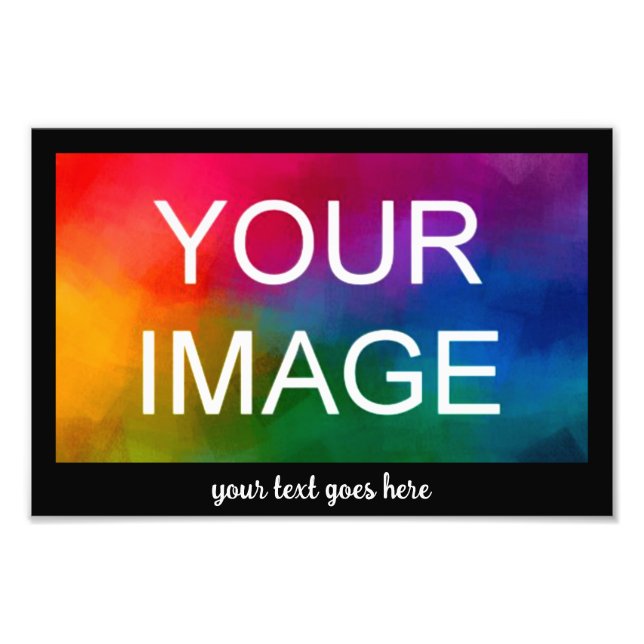 Custom Text Event Wedding Family Photo or Logo (Front)