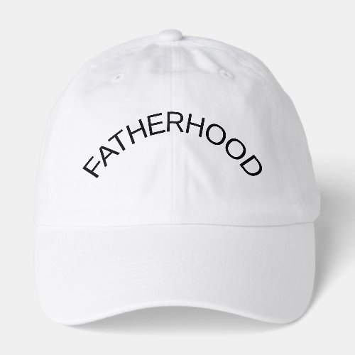Custom Text Fatherhood Inspired Classic Dad Hat