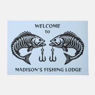 Custom Text Fish Doormat