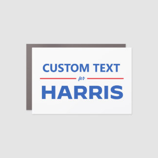 Custom Text for Harris 2024 Car Magnet