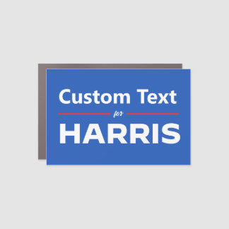 Custom Text for Harris 2024 Car Magnet