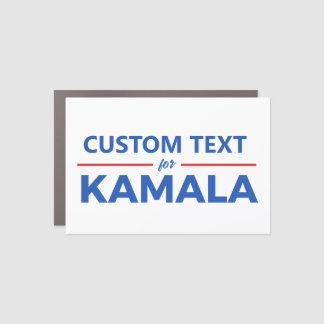 Custom Text for Kamala 2024 Car Magnet