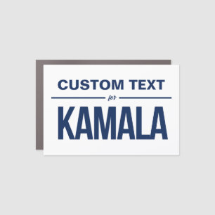 Custom Text for Kamala Car Magnet