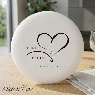 Custom Text Frisbee Wedding Favor Fun Outdoor Game