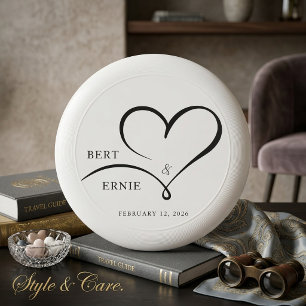 Custom Text Frisbee Wedding Favor Fun Outdoor Game
