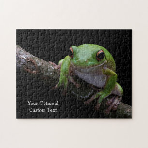 Custom Text Frog Puzzles