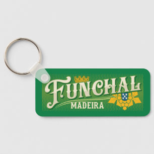 Custom Text Funchal Madeira Keychain