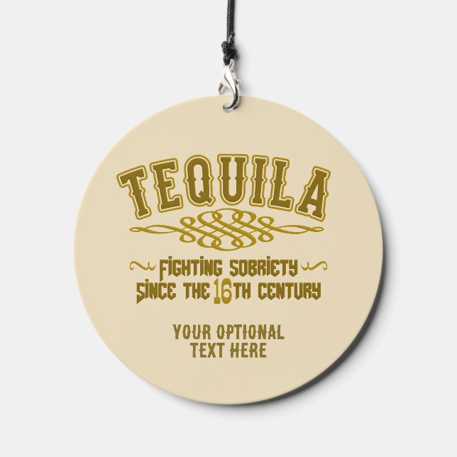 Custom Text Funny Tequila Wind Chime (Front)