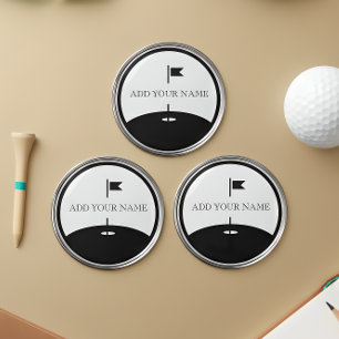 Custom Text Golf Ball Marker