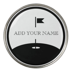 Custom Text Golf Ball Marker