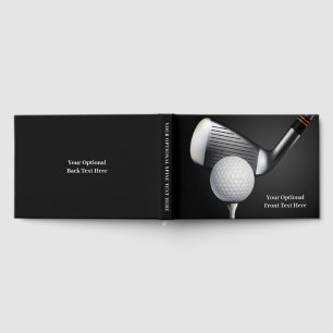 Custom Text Golf Guest Book