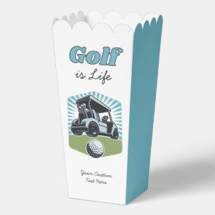 Custom Text Golf is Life Favor Boxes