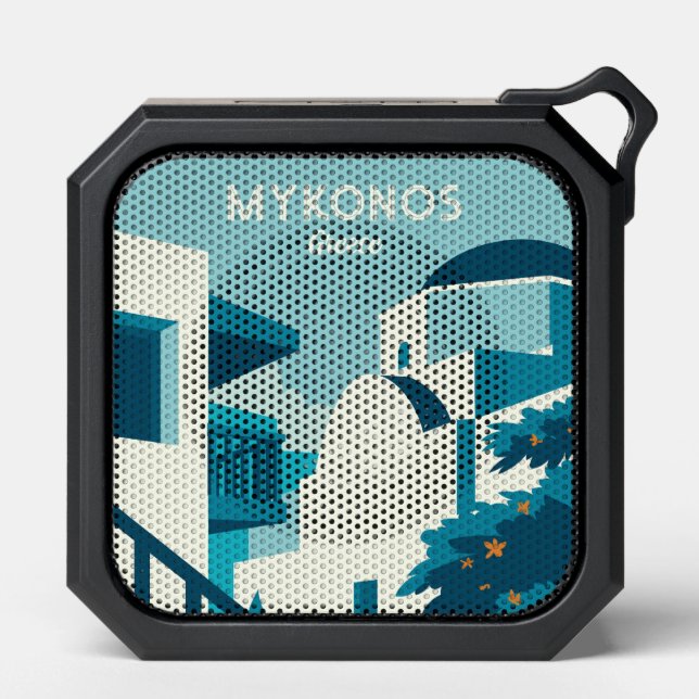 Custom Text Greece Bluetooth Speaker (Front)