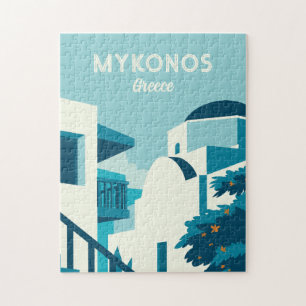 Custom Text Greece Jigsaw Puzzle