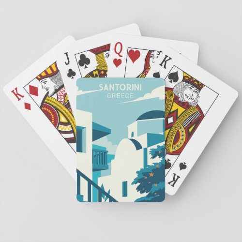 Custom Text Greece Poker Cards