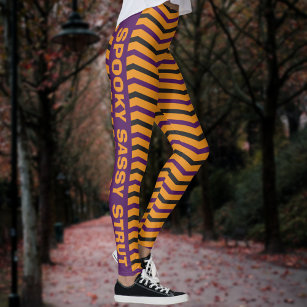 Stitch Rowing Halloween Spooky Leggings