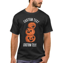 Custom Text Halloween Happy Pumpkins Personalize