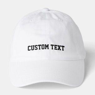 Custom Text Hat