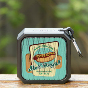 Custom Text Hot Dog Bluetooth Speaker