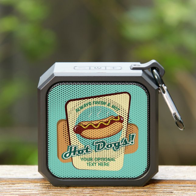 Custom Text Hot Dog Bluetooth Speaker (Insitu(Outdoor))