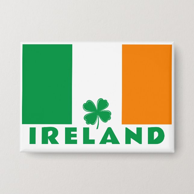 Custom Text Ireland Button (Front)