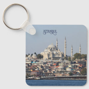 Custom Text Istanbul Keychain