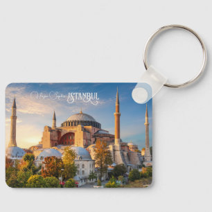 Custom Text Istanbul Keychain