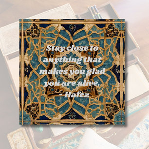 Custom Text Khatam Marquetry Iranian Art Gifts Paperweight