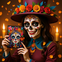 Custom text 💀 La Calavera Catrina