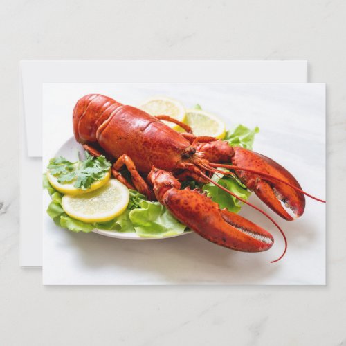 Custom Text Lobster Dinner Invitation