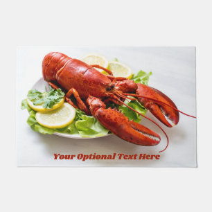 Custom Text Lobster Doormat
