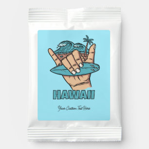 Custom Text & Location Surf Shaka Lemonade Drink Mix
