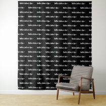 Custom Text Logo Event Backdrop Step and Repeat