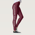 CUSTOM TEXT LOGO LEGGINGS<br><div class="desc">Custom Women Performance Leggings,  Custom text logo women leggings,  custom women Full-length compression legging,  bulk team leggings-</div>