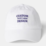 CUSTOM TEXT/LOGO Men's Basic T-Shirt Hat<br><div class="desc">CUSTOM TEXT/LOGO</div>