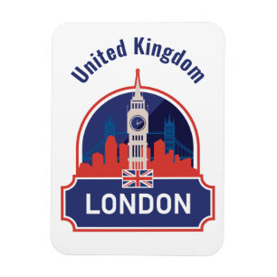 Custom Text London Magnet