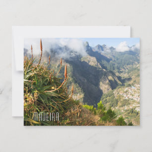 Custom Text Madeira Portugal Postcard