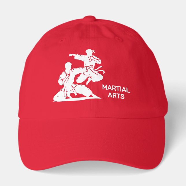 Custom Text Martial Arts Hat (Front)