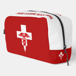 Custom Text Medical Professional Dopp Kit