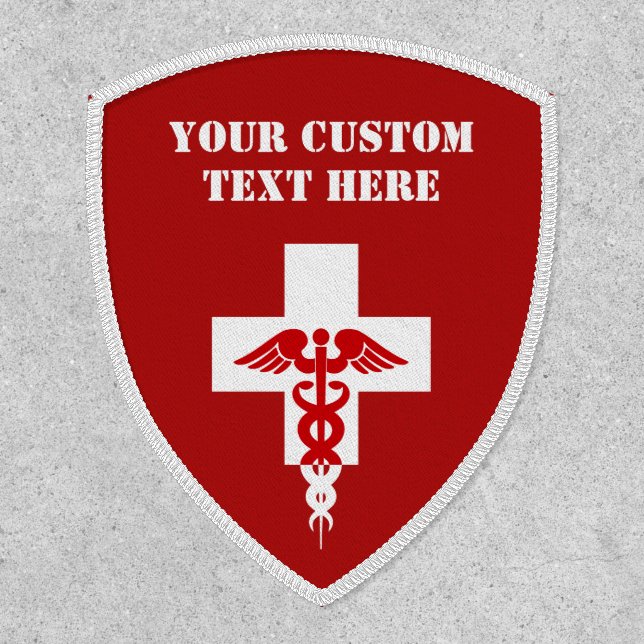 Custom Text Medical Professional Patch (Front)
