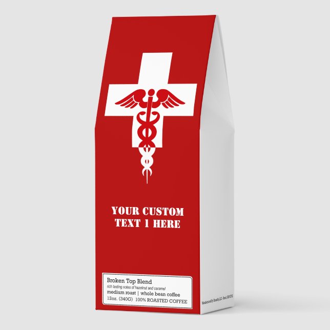 Custom Text Medical Professional Roasted Coffee (Front)