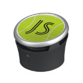Custom Text Monogram Initials Tennis Ball Speaker (Side)