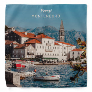 Custom Text Montenegro Bandana