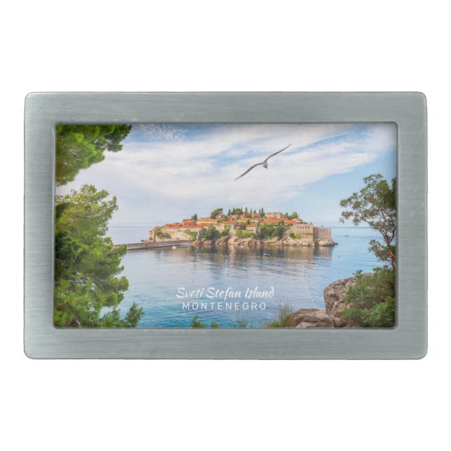 Custom Text Montenegro Belt Buckle (Front)