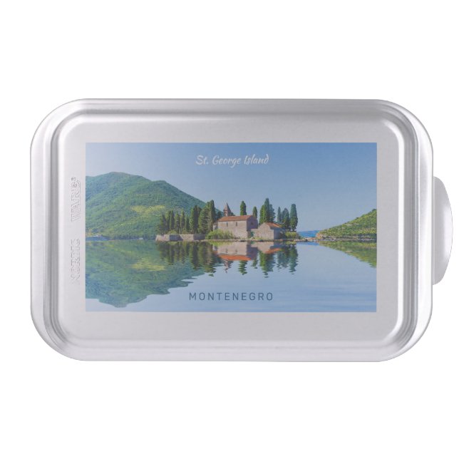 Custom Text Montenegro Cake Pan (Front)