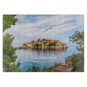 Custom Text Montenegro Cutting Board