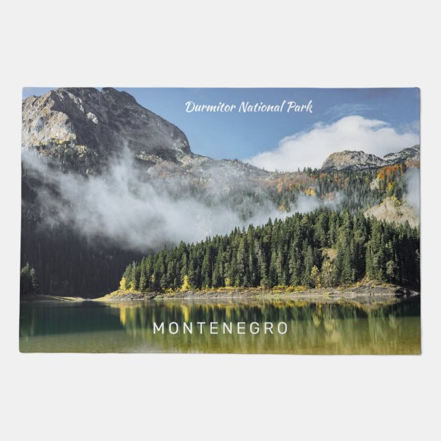 Custom Text Montenegro Doormat (Front)