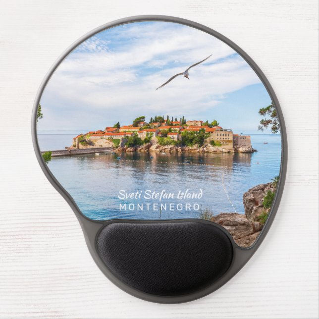 Custom Text Montenegro Gel Mouse Pad (Front)